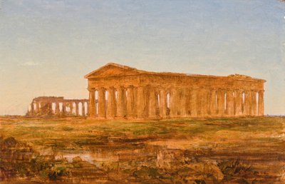 The Temple of Neptune, Paestum by John Frederick Kensett